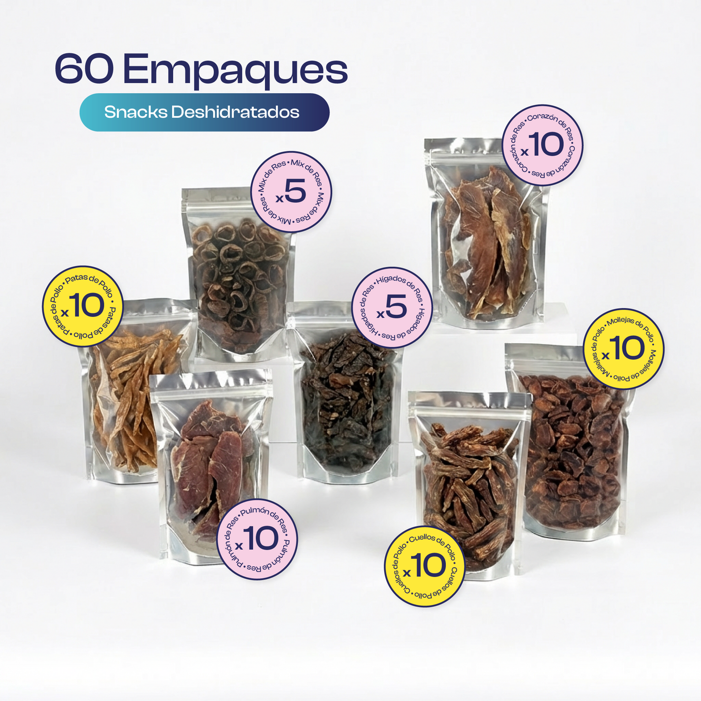 Kit Emprendedor Estrella- 60 Snacks Naturales