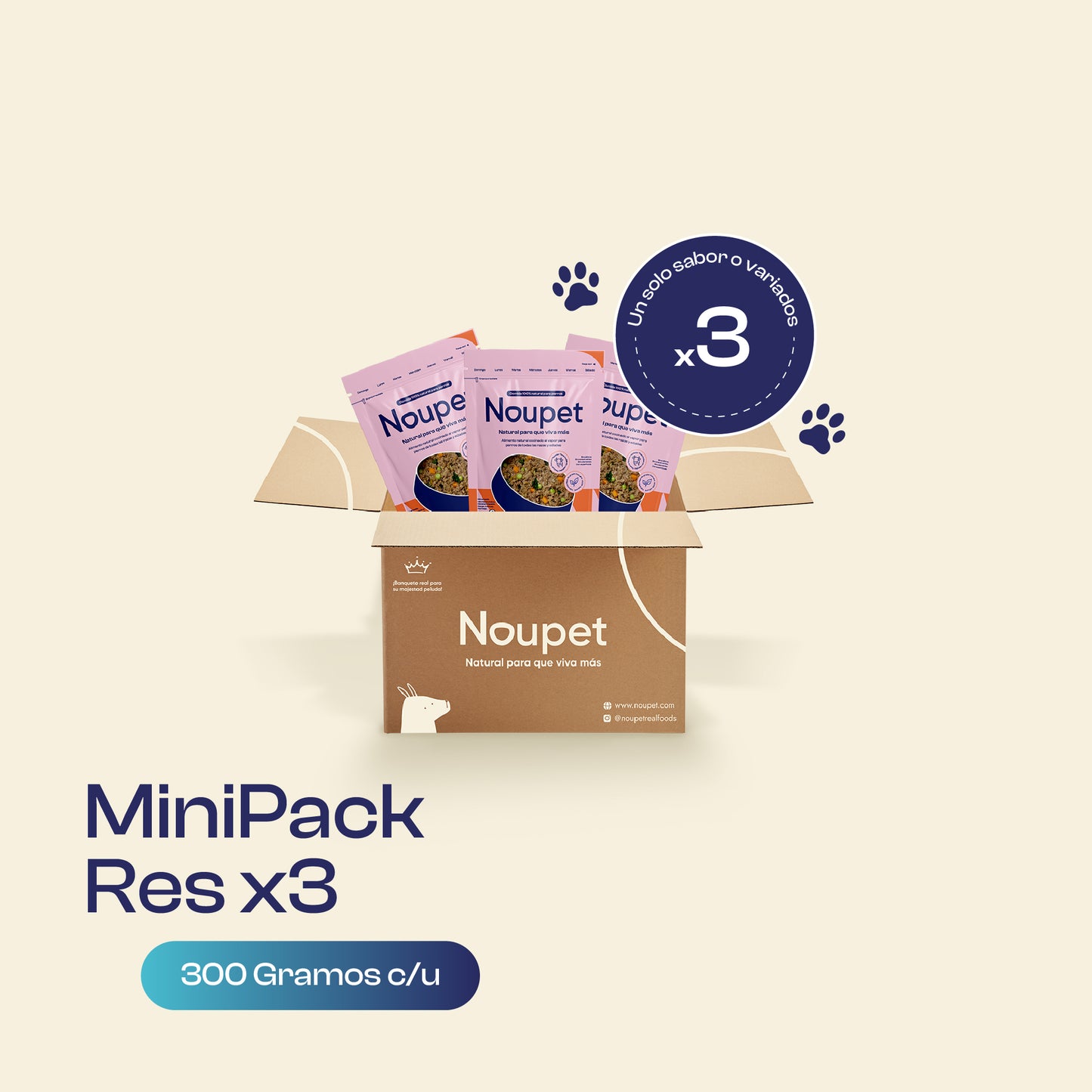 MiniPack Noupet 3x 300g