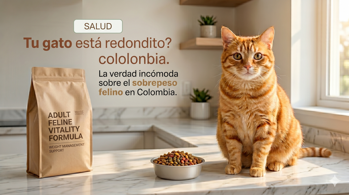 Tu gato está redondito? La verdad incómoda sobre el sobrepeso felino en Colombia