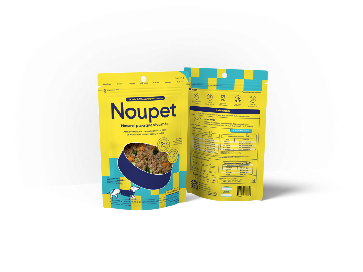 Pollo Tropical Alimento Natural cocinado Noupet