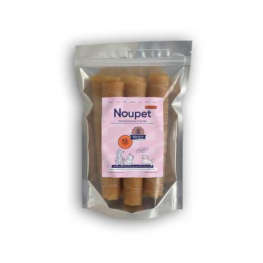 Rollitos de Carne de Res Deshidratados Premios o Snacks - Noupet