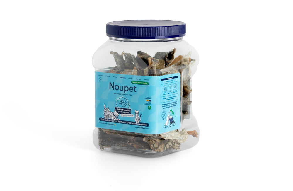 Piel de Pescado deshidratada 100% natural Noupet