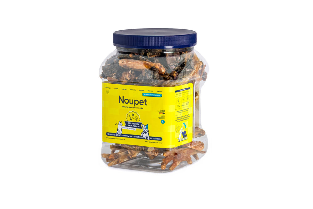 Mix de pollo deshidratado 100% natural Noupet
