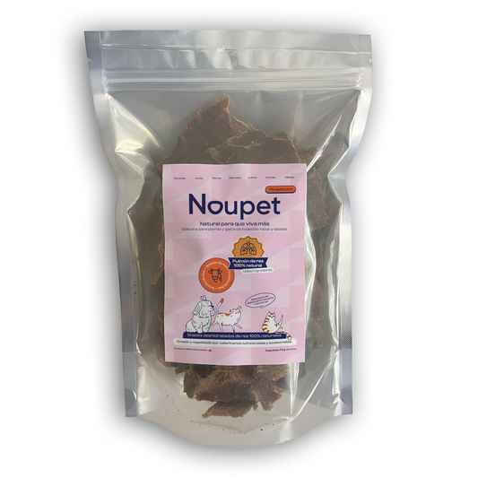 Pulmón de Res Deshidratado de Premios o Snacks - Noupet