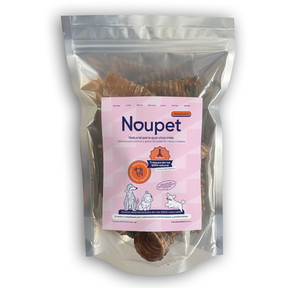 Tráqueas de Res Mediana Deshidratada Premios o Snacks - Noupet