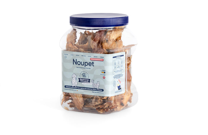 Laminitas de carne de conejo deshidratada Noupet, proteína novedosa