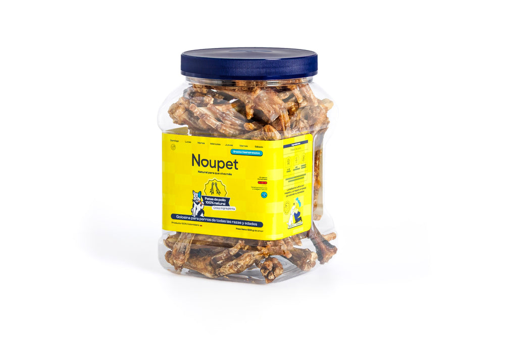 Patas de Pollo deshidratadas 100% natural Noupet