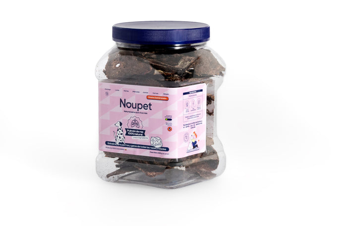 Pulmón de res Noupet, premio natural para entrenar