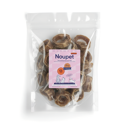 Aros de Tráquea de Res deshidratada 100% natural Noupet