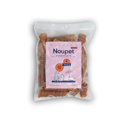 Tráqueas de Res Mediana Deshidratada Premios o Snacks - Noupet