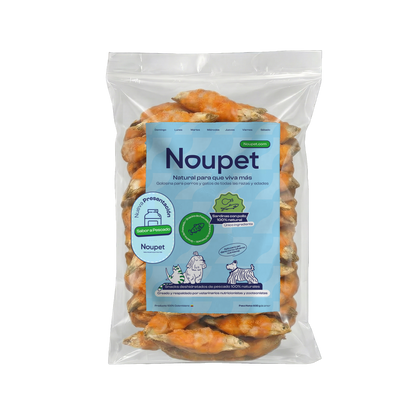 Sardinitas con Pollo deshidratadas 100% natural Noupet