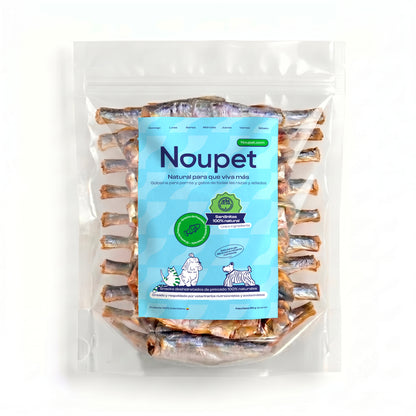 Sardinas Deshidratadas 100% natural Noupet