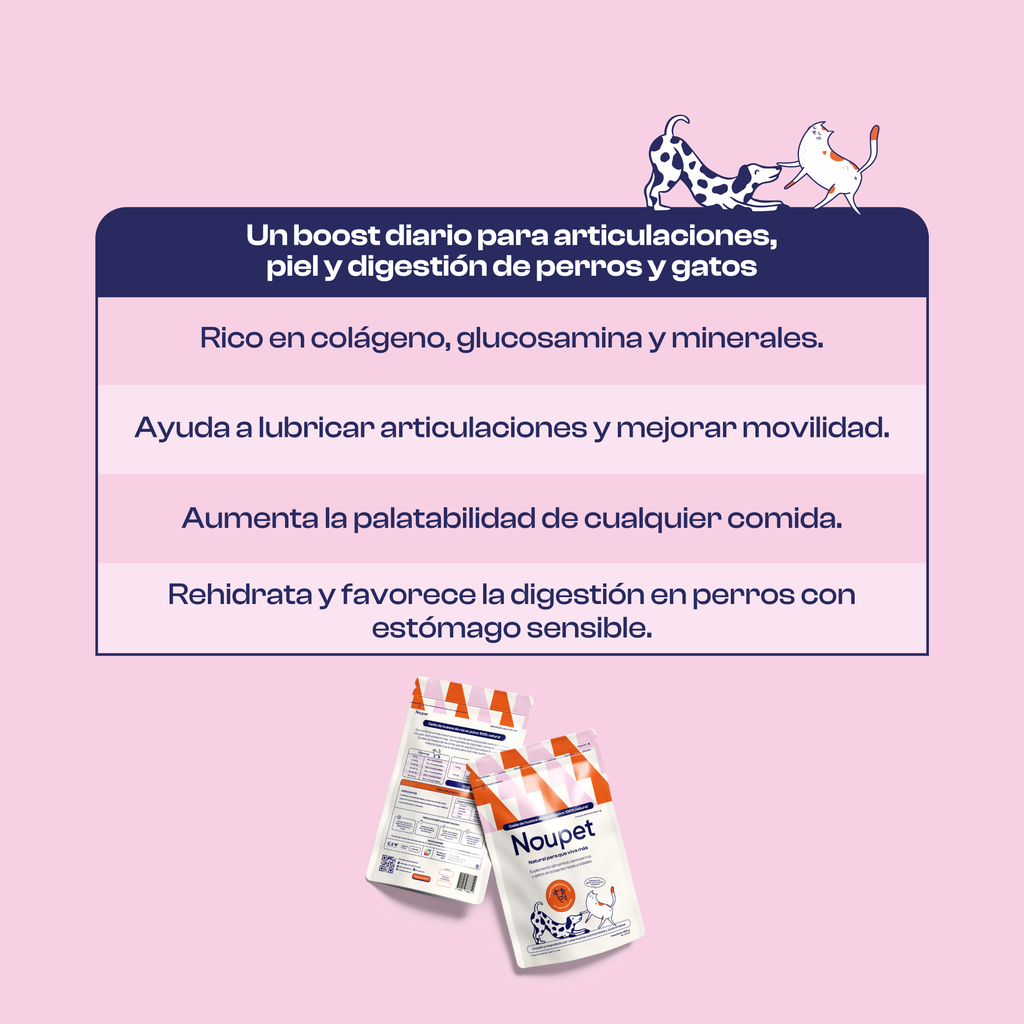 Caldo de Huesos de Res en Polvo 300 g- Noupet