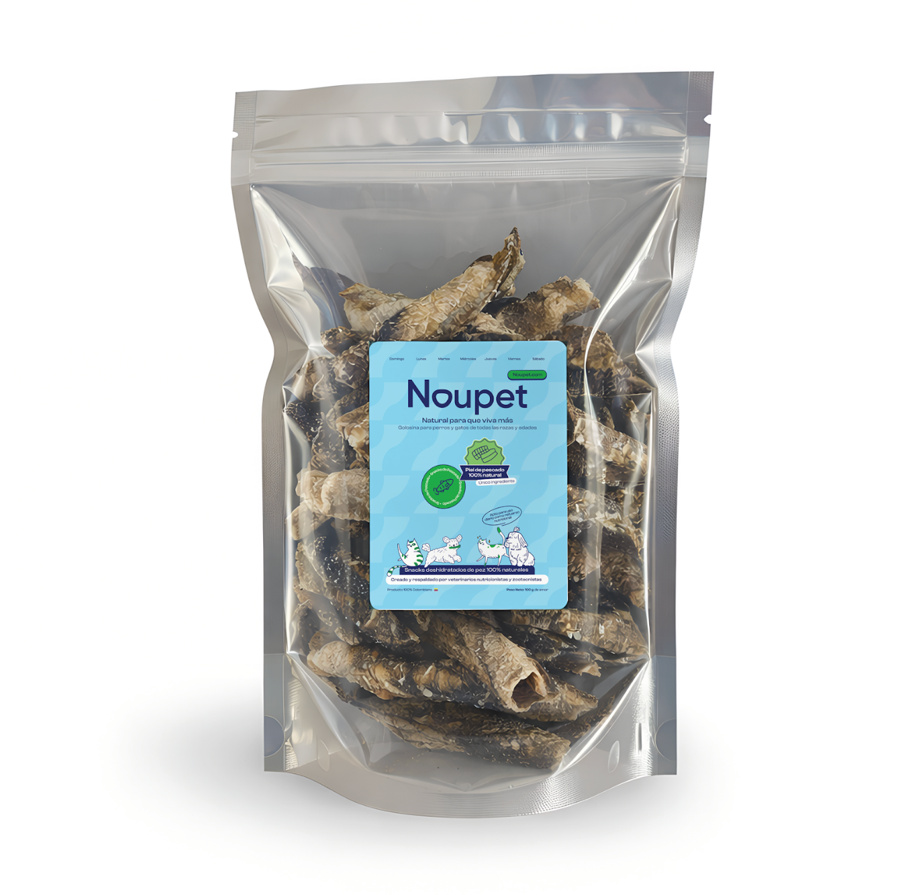 Piel de Pescado Deshidratado Noupet