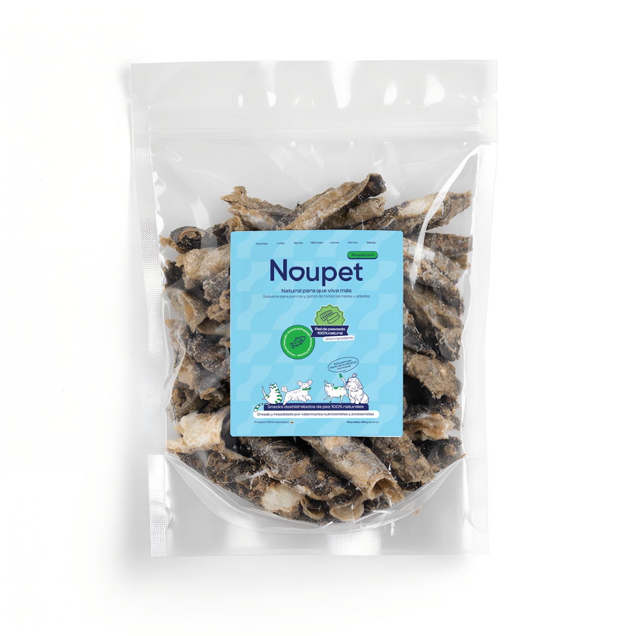 Piel de Pescado Deshidratado Noupet