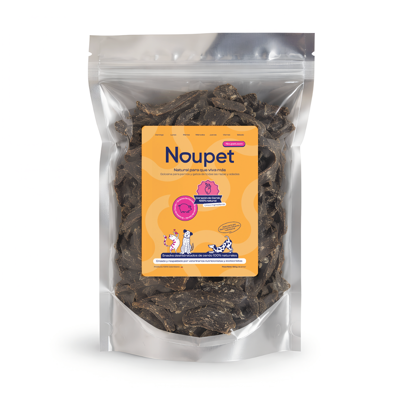 Corazón de Cerdo deshidratado Noupet