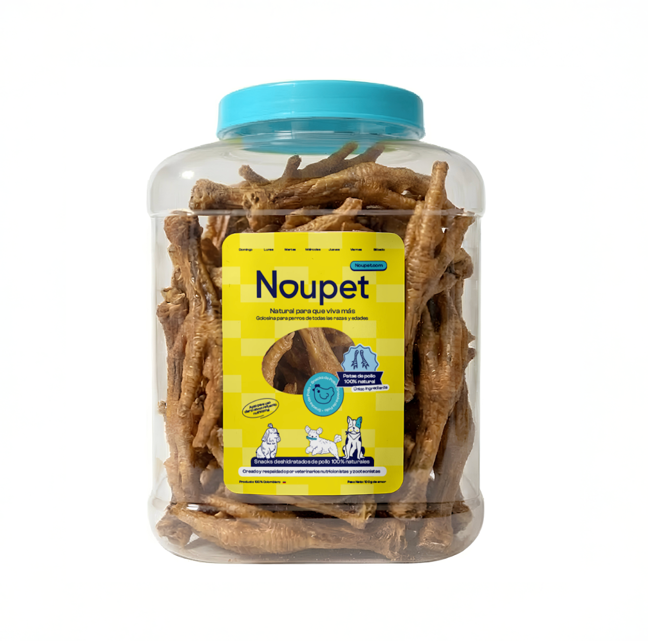 Patas de Pollo Deshidratadas premios o Snacks- Noupet