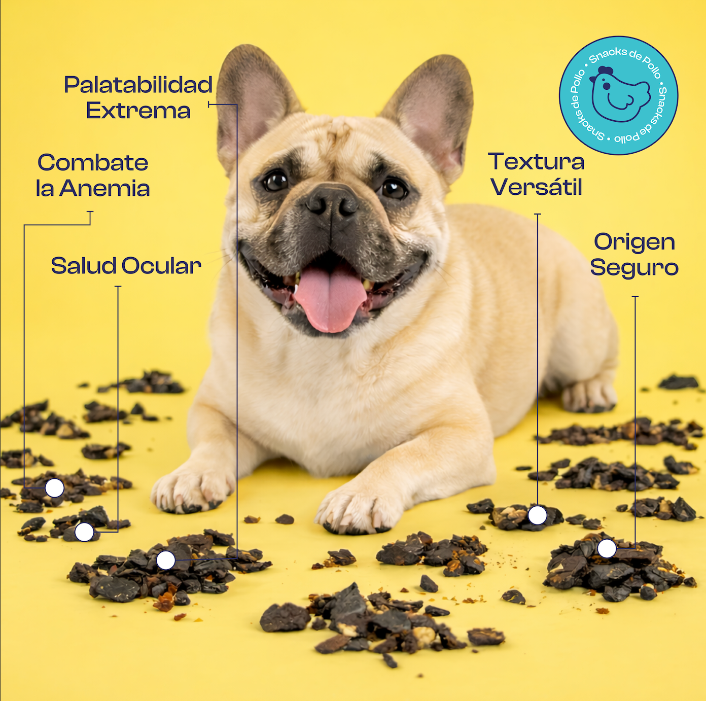 Hígados de pollo deshidratados Noupet