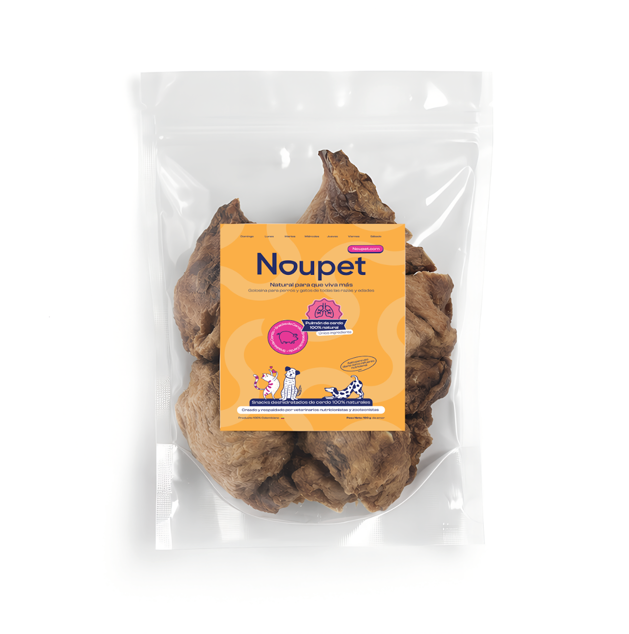 Pulmón de cerdo Deshidratado Noupet