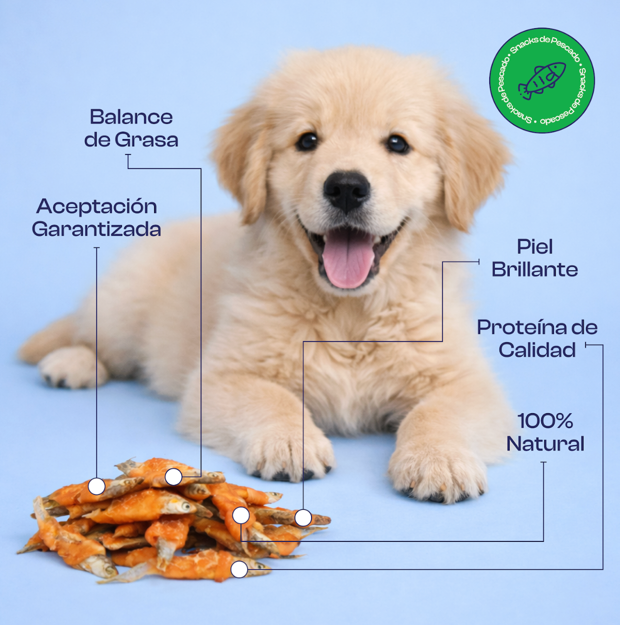 Sardinítas con Pollo deshidratadas Noupet