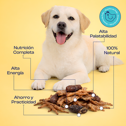 Mix de pollo deshidratado 100% natural Noupet
