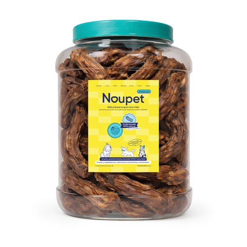 Cuellos de pollo deshidratados- Noupet