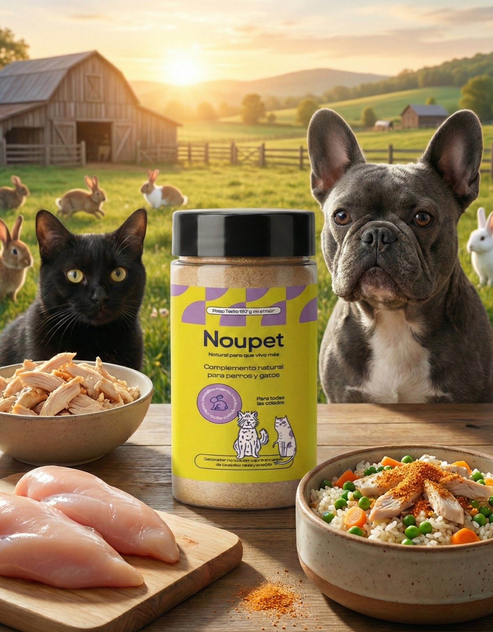 Sazonador de Conejo 90 g- Noupet