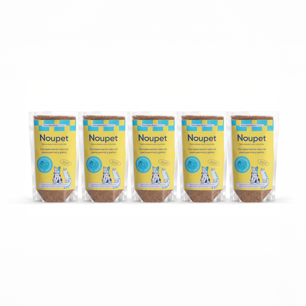 Pack de 5 Sazonadores de Pollo 90g- Noupet