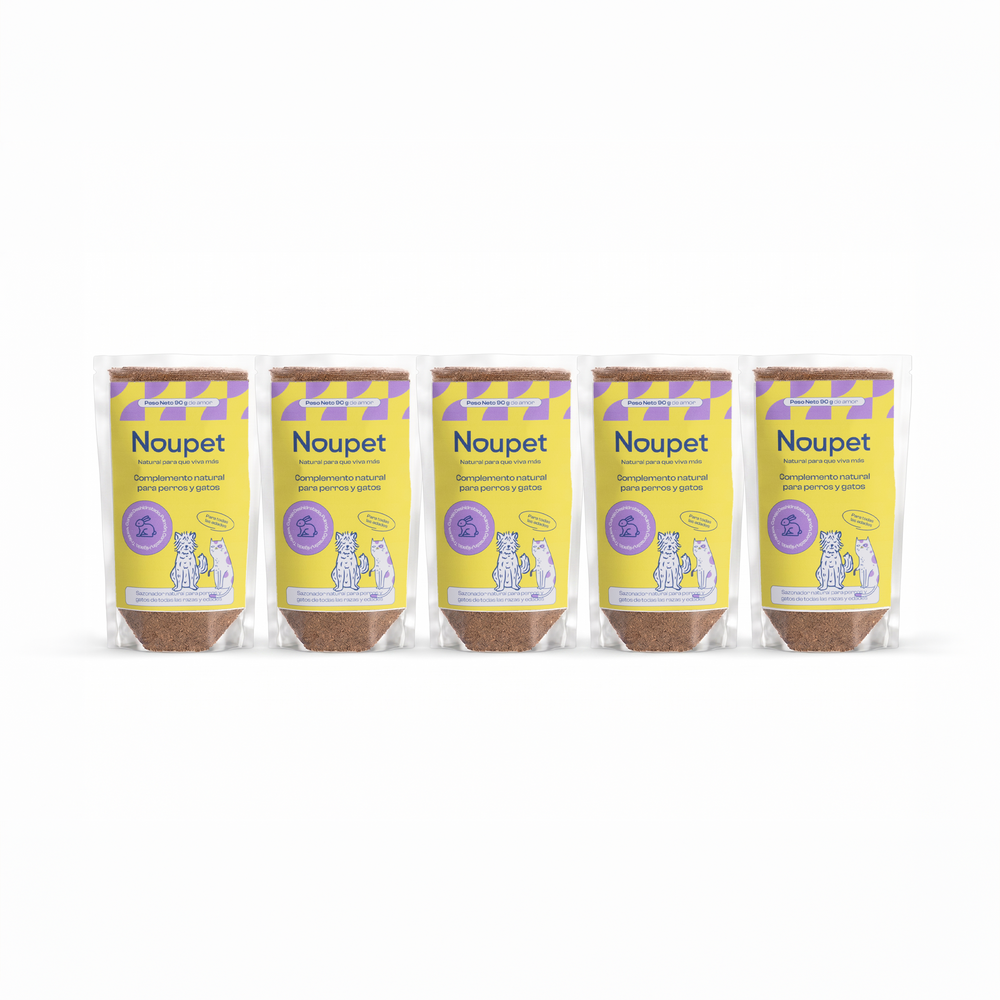 Pack de 5 Sazonadores de Conejo 90g- Noupet