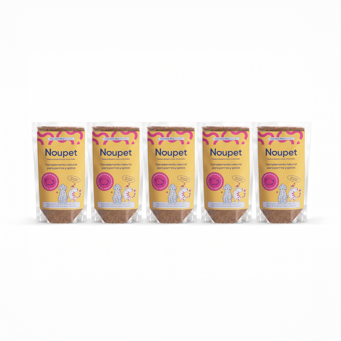 Pack de 5 Sazonadores de Cerdo 90g- Noupet