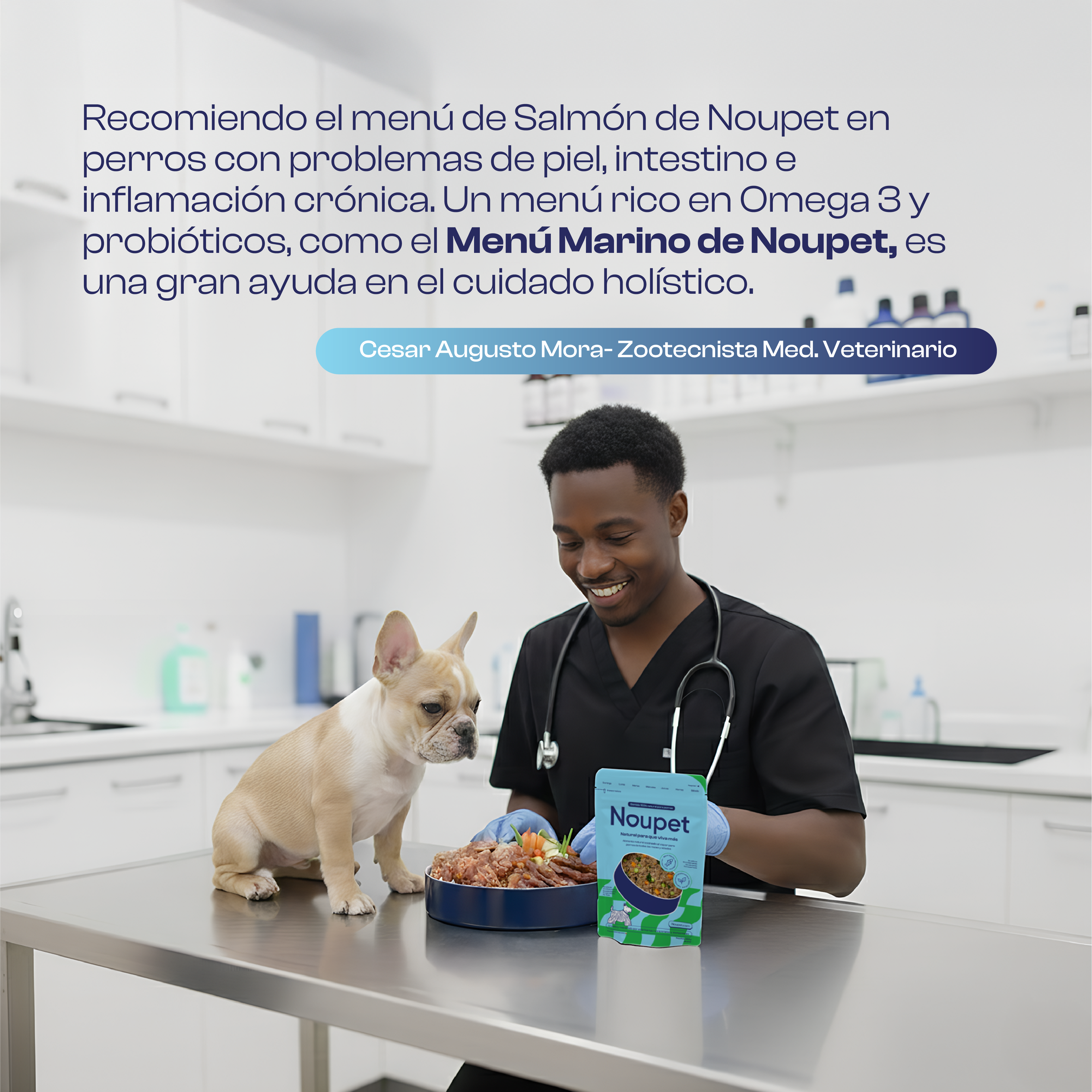 Menú Marino 300 g- Alimento Natural cocinado Noupet