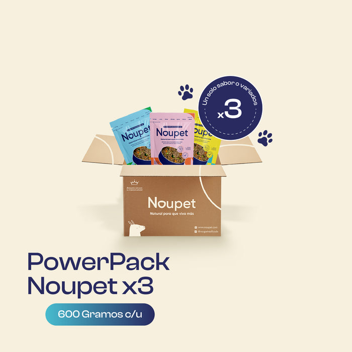 PowerPack Noupet 3x 600g