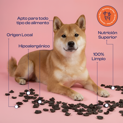 Corazoncitos de Res deshidratados 100% naturales Noupet