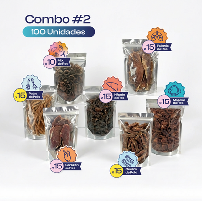 Kit super Mayorista- 100 snacks naturales