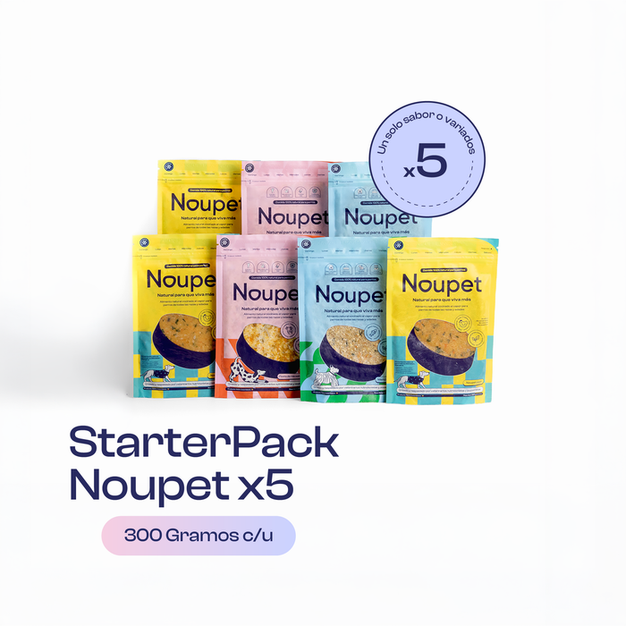 StarterPack Noupet 5x 300g