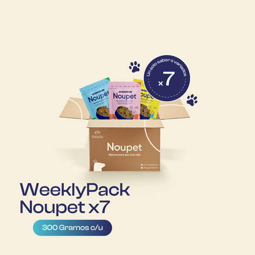 WeeklyPack Noupet 7x 300g