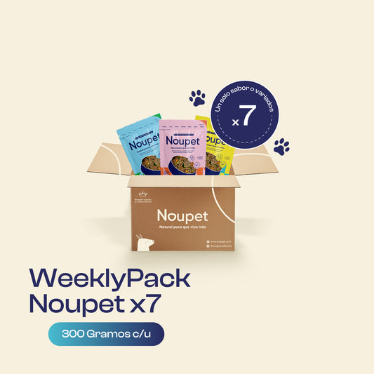 WeeklyPack Noupet 7x 300g