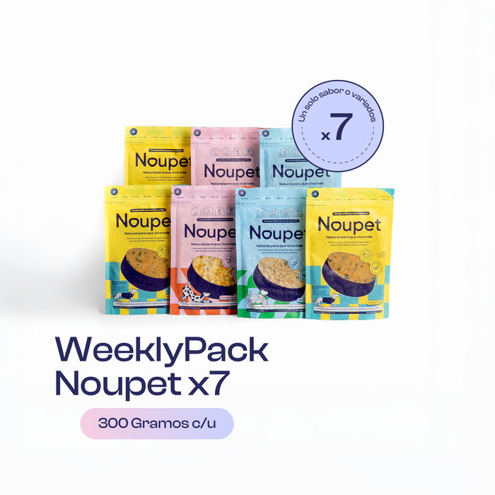 WeeklyPack Noupet 7x 300g