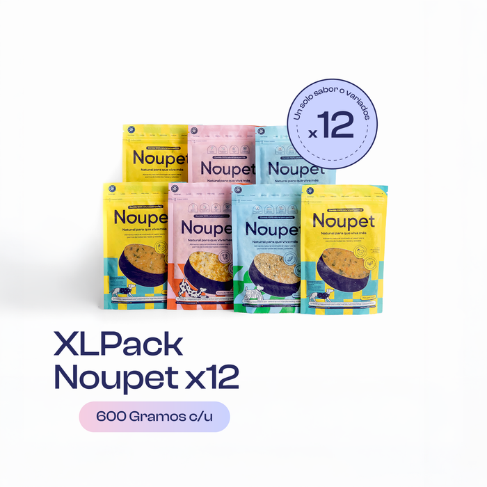 XL Pack Noupet 12x 600g