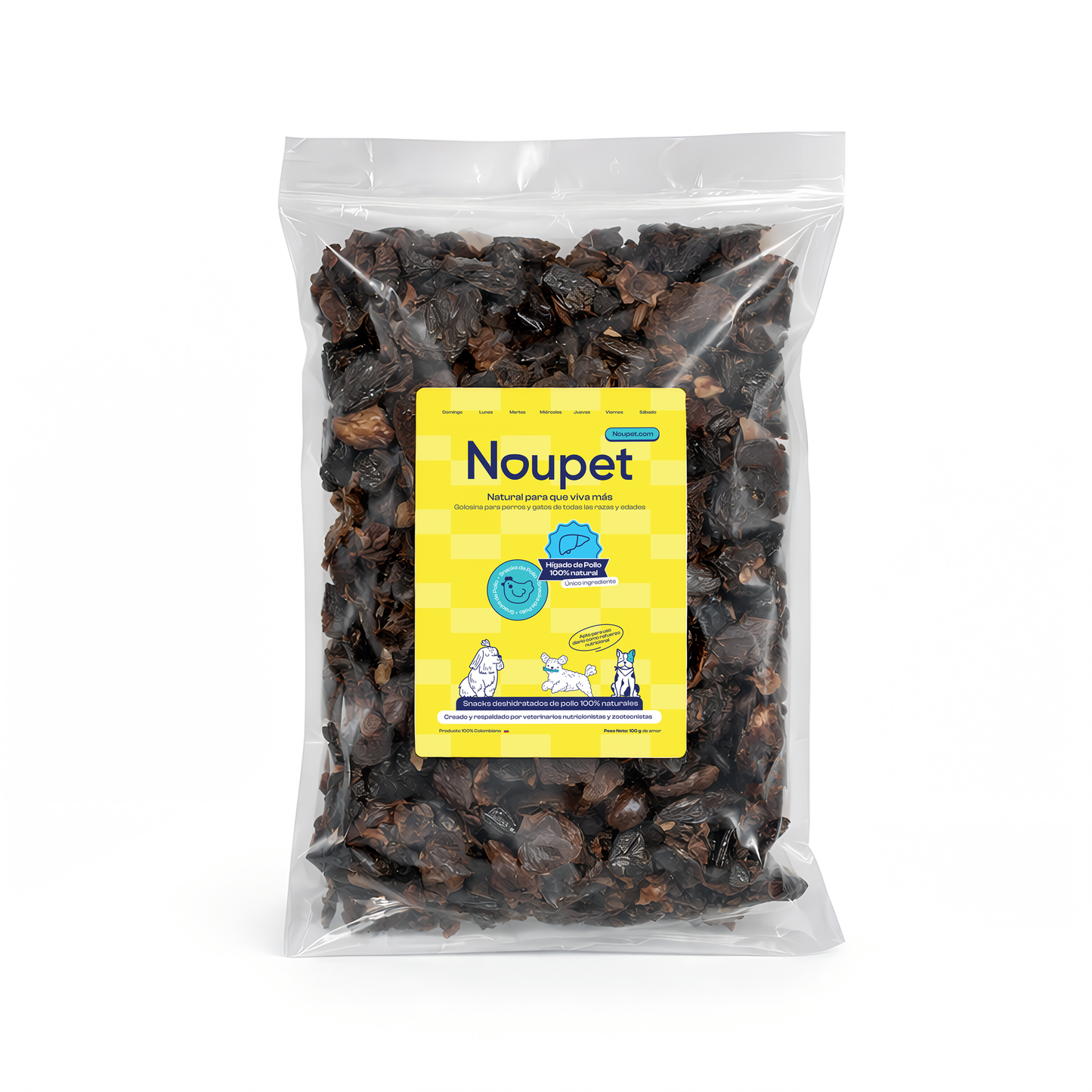 Hígados de pollo deshidratados Noupet