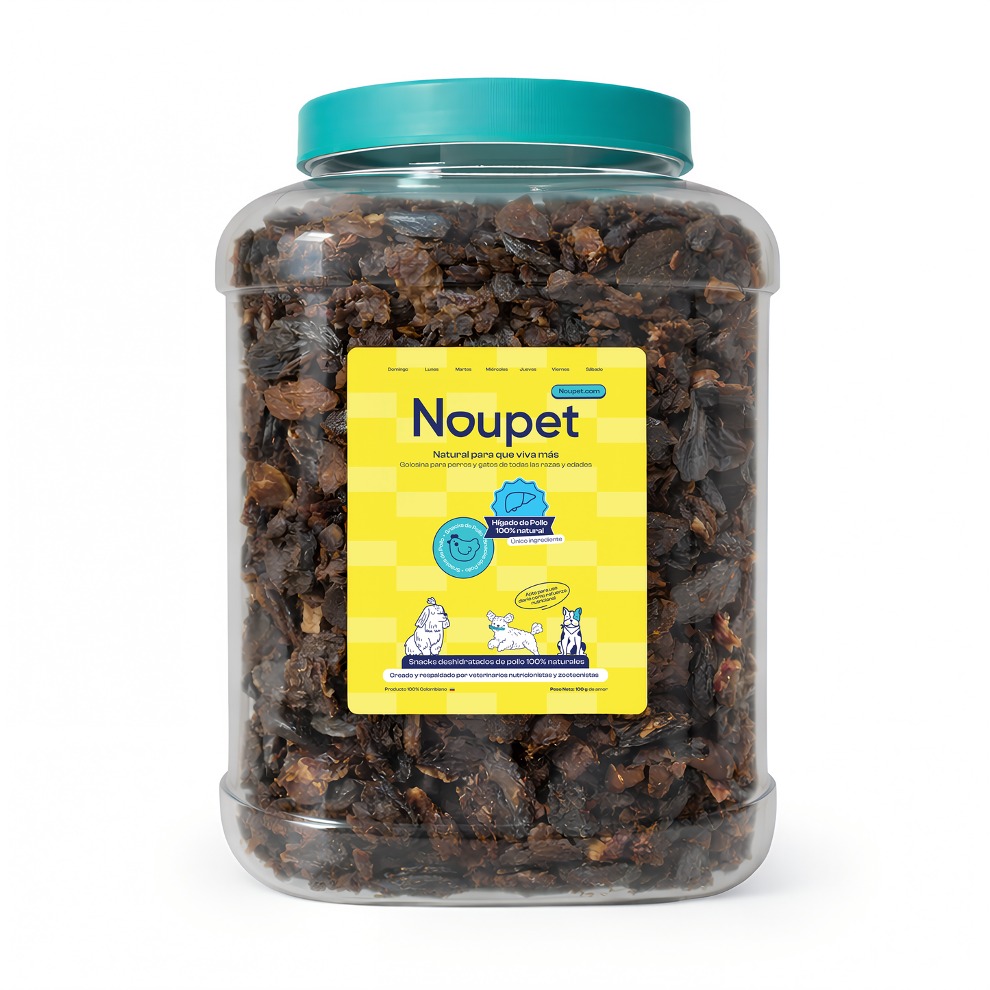 Hígados de pollo deshidratados Noupet